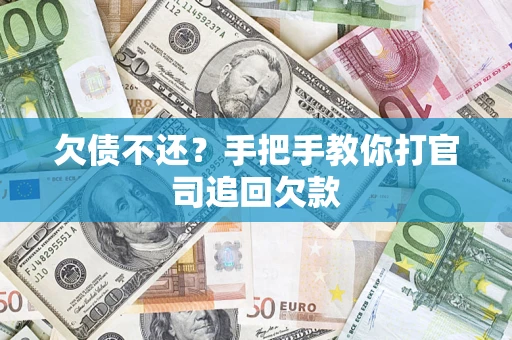 武汉欠债不还？手把手教你打官司追回欠款