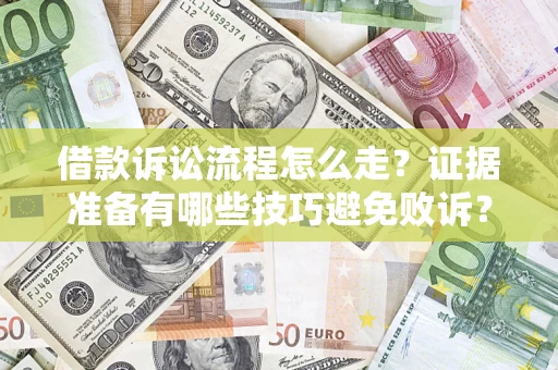 武汉借款诉讼流程怎么走？证据准备有哪些技巧避免败诉？