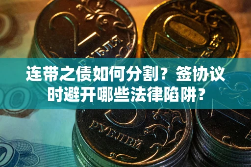 武汉连带之债如何分割？签协议时避开哪些法律陷阱？