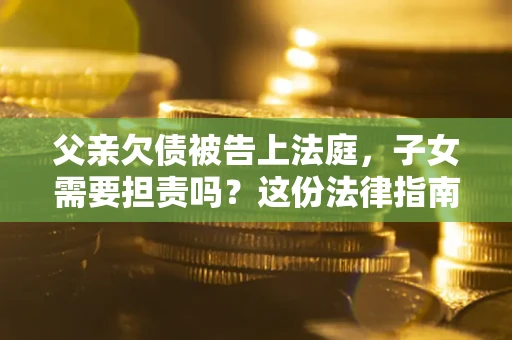 武汉父亲欠债被告上法庭，子女需要担责吗？这份法律指南必须看完