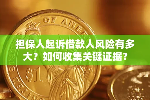 武汉担保人起诉借款人风险有多大？如何收集关键证据？