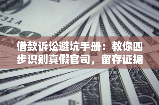 武汉借款诉讼避坑手册：教你四步识别真假官司，留存证据不踩雷
