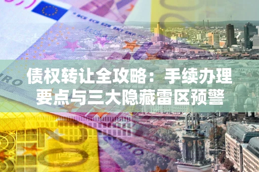 武汉债权转让全攻略：手续办理要点与三大隐藏雷区预警