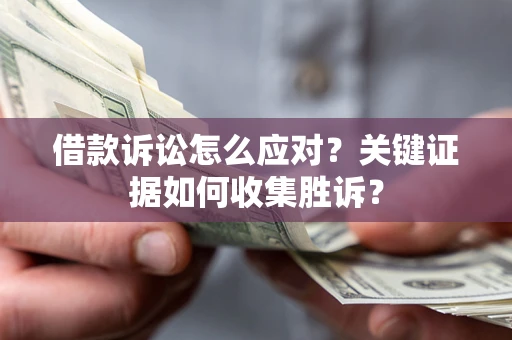 武汉借款诉讼怎么应对？关键证据如何收集胜诉？